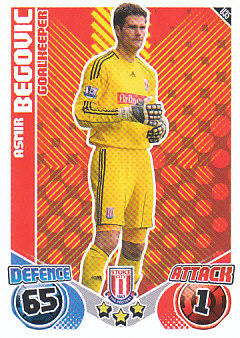 Asmir Begovic Stoke City 2010/11 Topps Match Attax #U35